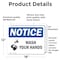Signmission Safety Culture Sign, 18 in Width, Vinyl Decal, Rectangle OS-2PACK-NS-D-1218-L-18950 - alternate 4